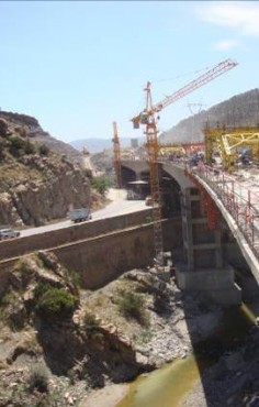 Bridge under construction