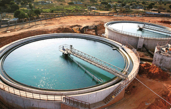 Settlement Tank of Sewage Treatment Plant